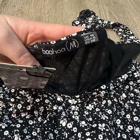 NWT MATERNITY BUNDLE: Polka Dot Dress & Black and White Romper 6 👑 - Picture 7 of 7